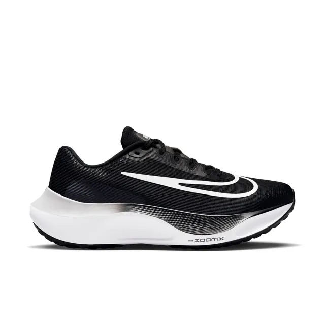 【NIKE 耐吉】慢跑鞋 男鞋 運動鞋 緩震 ZOOM FLY 5 黑白 DM8968-001
