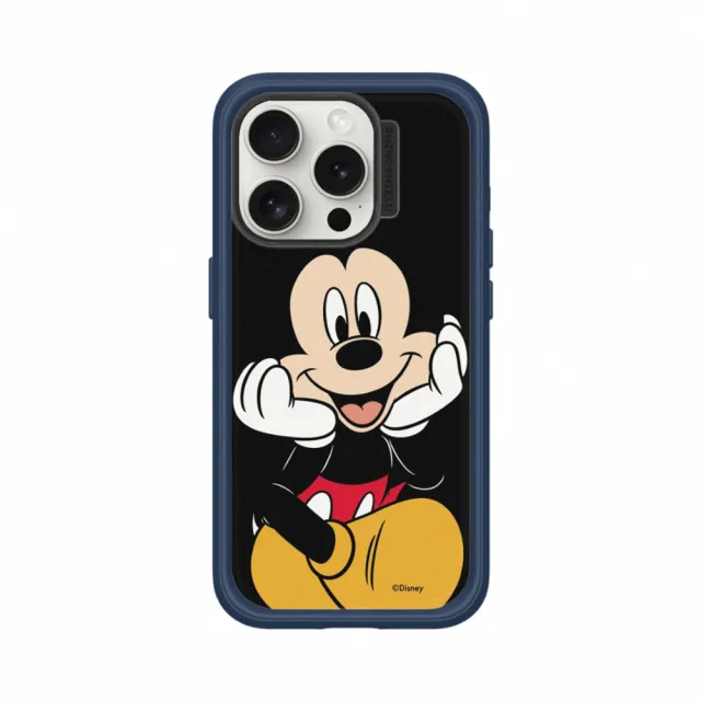 【RHINOSHIELD 犀牛盾】iPhone 15/Plus/15 Pro/Max Mod NX邊框背蓋手機殼/米奇系列-米奇看著你(迪士尼)