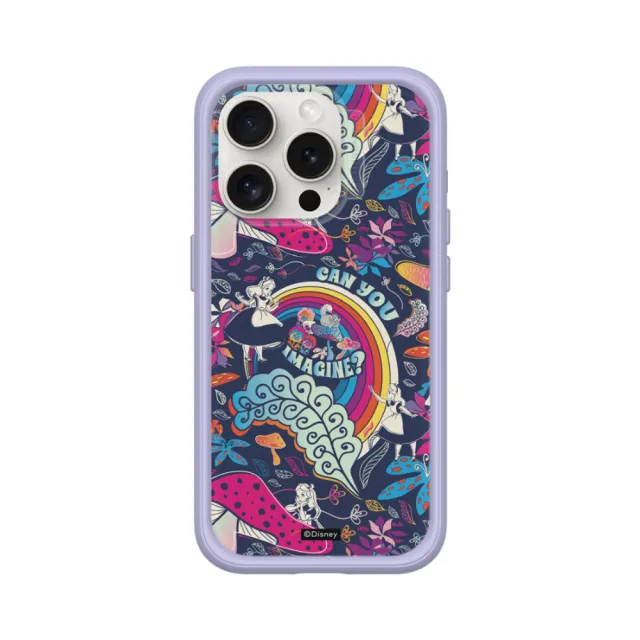 【RHINOSHIELD 犀牛盾】iPhone 15/Plus/15 Pro/Max Mod NX手機殼/迪士尼經典系列-愛麗絲夢遊仙境(迪士尼)