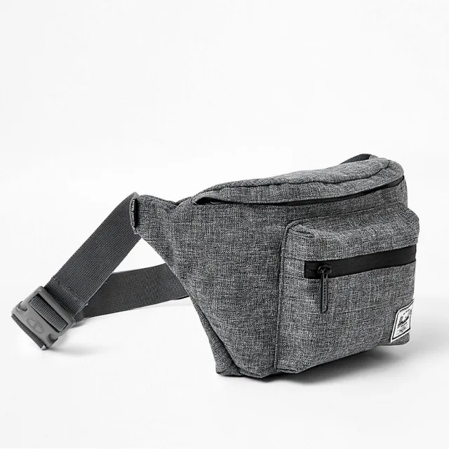 【Herschel】Seventeen 灰黑 黑色 防水拉鍊 旅行 側包 胸包 斜包 小包 腰包 防潑水 背帶可調長度 交換禮物