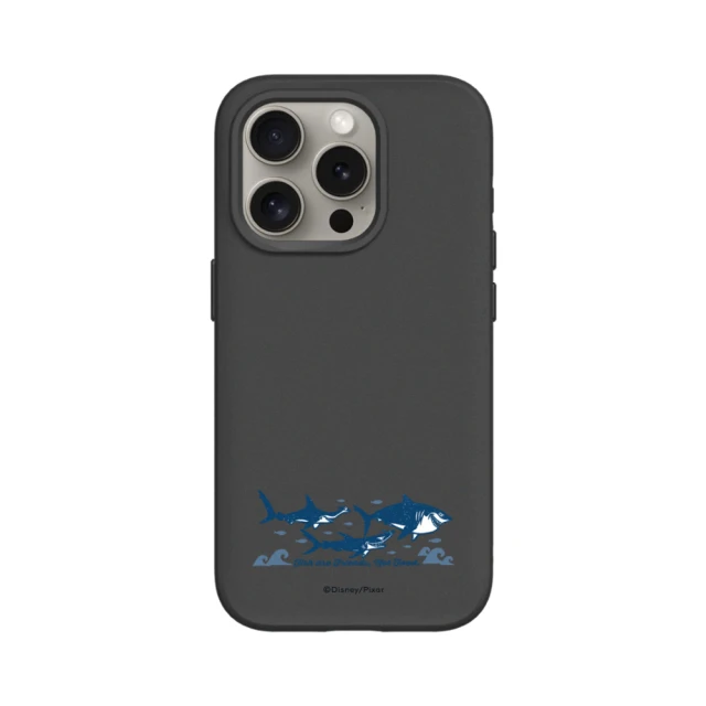 RHINOSHIELD 犀牛盾 iPhone 15系列 SolidSuit MagSafe兼容 磁吸手機殼/海底總動員-吃素的鯊魚(迪士尼)