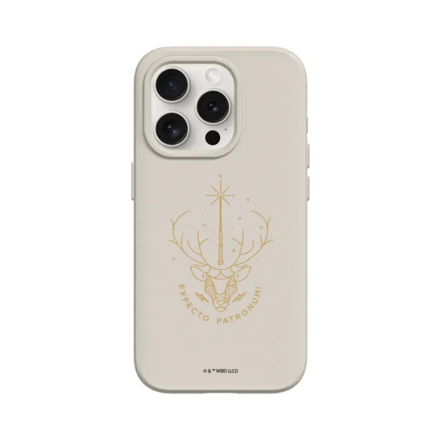 【RHINOSHIELD 犀牛盾】iPhone 15系列 SolidSuit MagSafe兼容 手機殼/圖騰系列：疾疾 護法現身！(哈利波特)