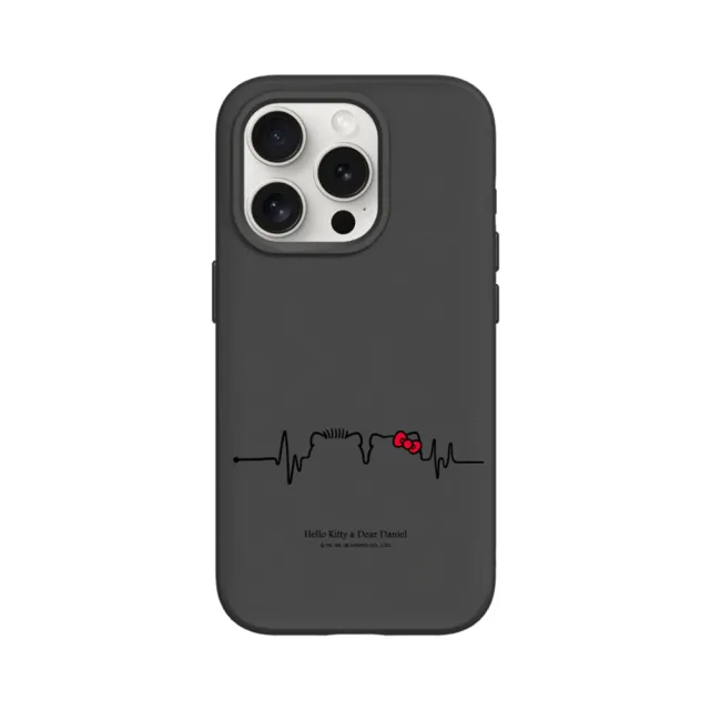 【RHINOSHIELD 犀牛盾】iPhone 15系列 SolidSuit MagSafe兼容 磁吸手機殼/撲通撲通(Hello Kitty)