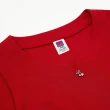 【ILEY 伊蕾】立體花朵蕾絲點綴上衣(紅色；M-XL；1234011029)