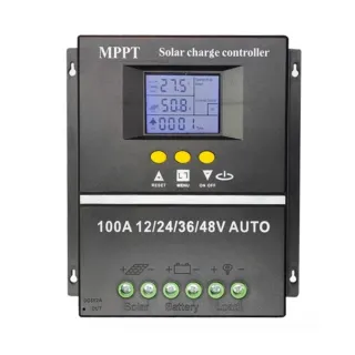【SOLAR POWER】MPPT太陽能控制器12V/24V/36V/48V蓄電池自我調整太陽能板發電控制器-100A
