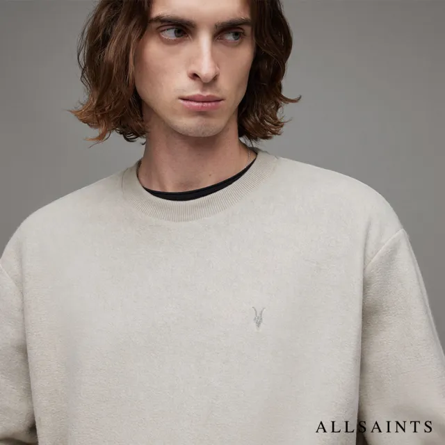 【ALLSAINTS】PORTER 長袖衛衣STONE TAUPE MF009Z(舒適版型)