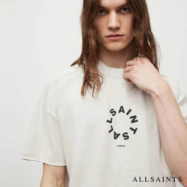 ALLSAINTS】KAYDEN 短袖T恤Grey Marl MG173Y(寬鬆版型) - momo購物網