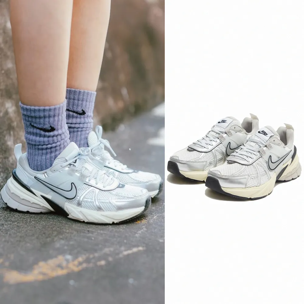 NIKE 耐吉】Wmns V2K Run 女鞋銀白色Y2K 復古老爹鞋FD0736-100 - momo