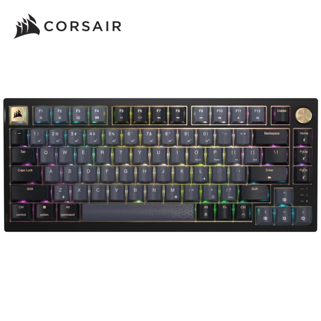 【CORSAIR 海盜船】K65 PLUS WIRELESS RGB 電競機械式鍵盤(紅軸/英文)