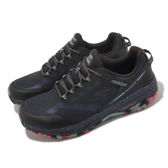 【SKECHERS】越野跑鞋 Go Run Trail Altitude-Nite Owl 男鞋 黑 藍 反光 運動鞋(220780-BKMT)