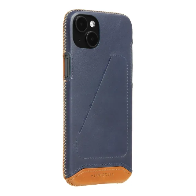 【n max n】iPhone15 Plus 經典系列 - 全包覆手機皮革套 - 四色任選(AP-15PL-7501)