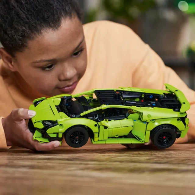 【LEGO 樂高】科技系列 42161 Lamborghini Huracan Tecnica(藍寶堅尼 跑車模型)