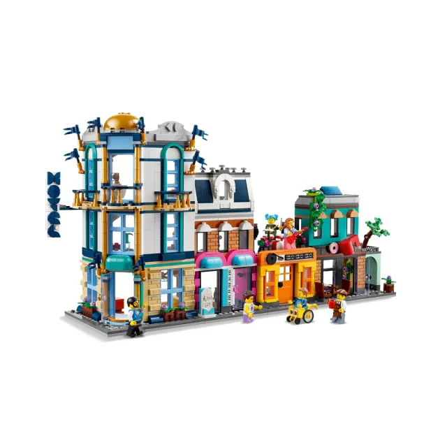 【LEGO 樂高】創意百變系列3合1 31141 市中心大街(建築積木 益智玩具)