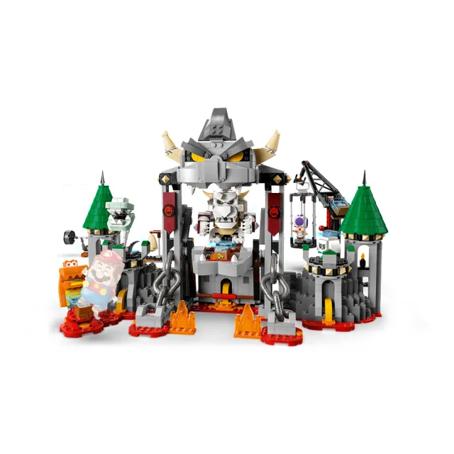 【LEGO 樂高】超級瑪利歐系列 71423 枯骨庫巴城堡大戰(奇諾比奧 任天堂 禮物 居家擺設)