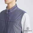 【BARONECE 百諾禮士】男款 進口素材抗UV條紋立領輕薄背心-藍色(1198301-37)