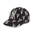 【MLB】FLEECE可調式軟頂棒球帽 MONOGRAM系列 羊毛棒球帽(3ACPMF126.3ACPMW126_多款任選)