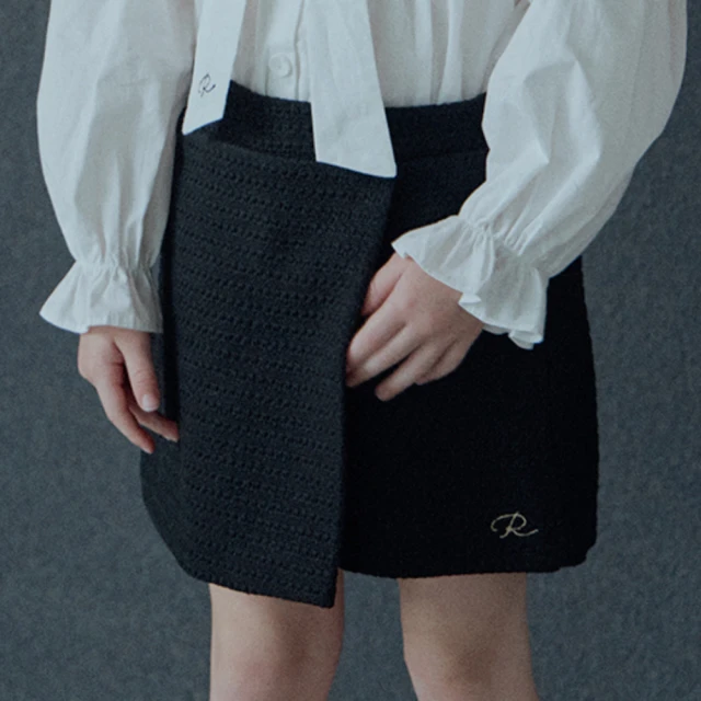 Roan JaneRoan Jane Pierre氣質小香風10%羊毛混紡單片式褲裙(TM2309-849)