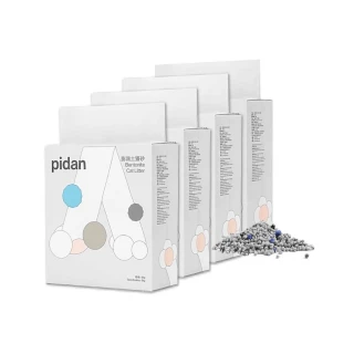 【pidan】天然無塵貓砂 礦砂 6kg 超值4包入(3秒吸水 極速結團 共24kg)