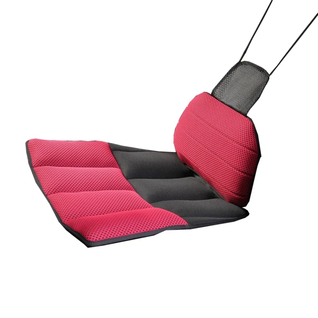 DFhouse 柯爾曼-氣墊汽車坐墊+腰枕(紅色)