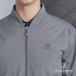 【BARONECE 百諾禮士】男款 直條印花棒球領防風薄夾克外套-灰色(1186668-95)