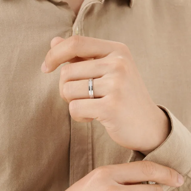 【PROMESSA】PT950鉑金 小皇冠系列 結婚戒指 / 對戒款(男戒22-24)