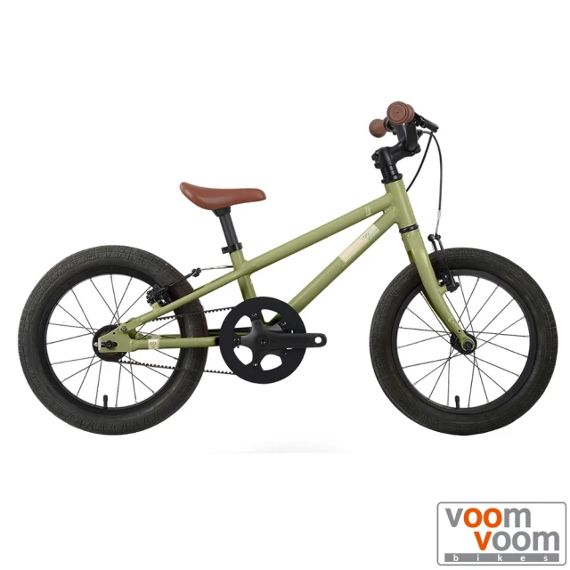 VoomVoom Bikes 無聲皮帶傳動16吋鋁合金單速童車(台灣品牌)