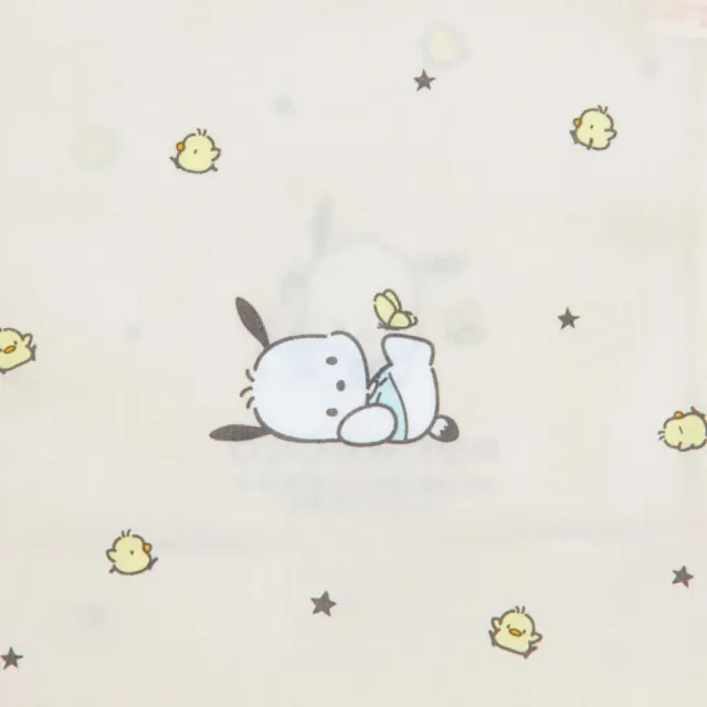 【SANRIO 三麗鷗】棉質抽繩束口袋 縮口袋 S 帕恰狗 星星