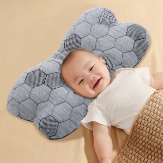 【Jo Go Wu】石墨烯嬰兒護頭型枕-二入(石墨烯枕/嬰兒枕/寶寶枕頭/新生兒枕/透氣枕頭/ 頭型枕)