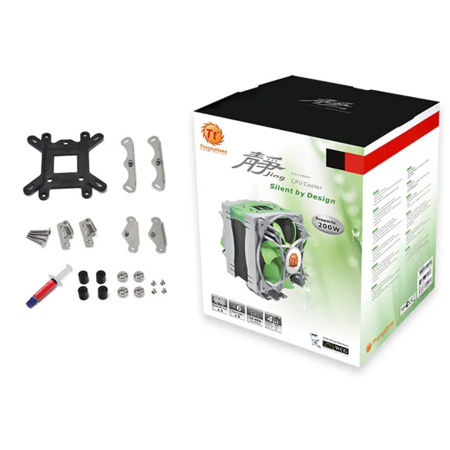 【Thermaltake 曜越】Jing CPU 散熱器 絕對寧靜 可調轉速(CLP0574)