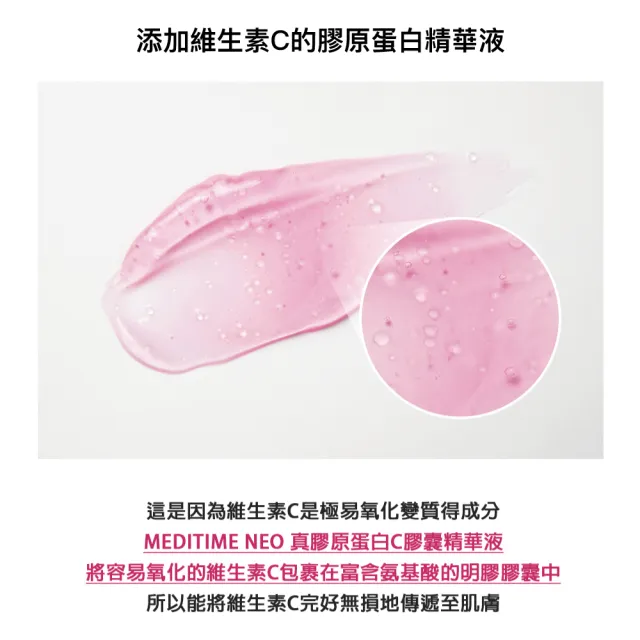 【韓國美膚】MEDITIME NEO 真膠原蛋白C膠囊精華液33ML(韓國美妝大廠醫美級品牌)