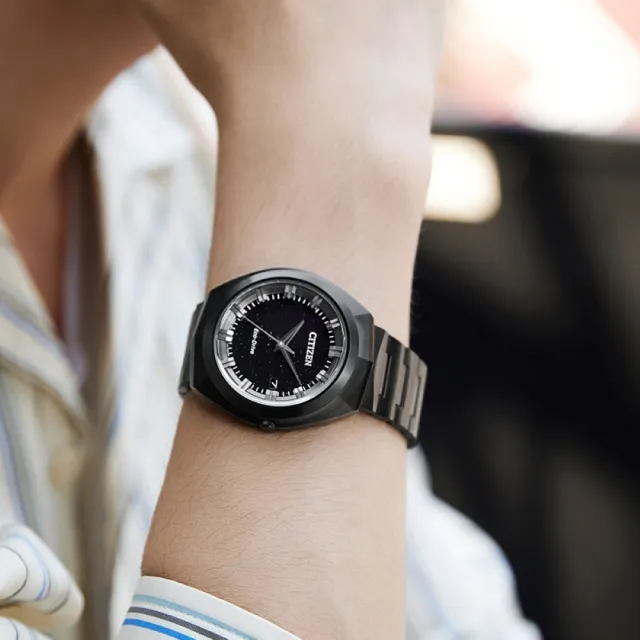 【CITIZEN 星辰】GENTS系列 無際星輝 光動能腕錶 石英錶 42.5mm(BN1015-52E)