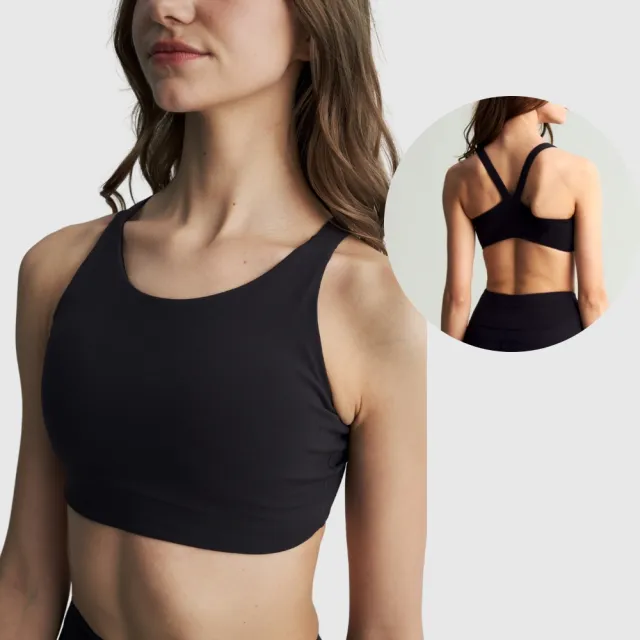 U Back Wireless Sports Bra-black/pink Attis 亞特司