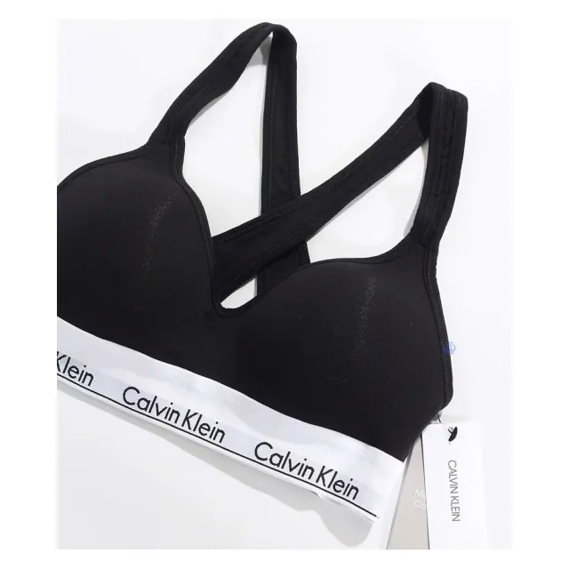 【Calvin Klein 凱文克萊】CK內衣 無鋼圈內衣 集中 美背 運動型 黑 灰 白 三色(QF1654)