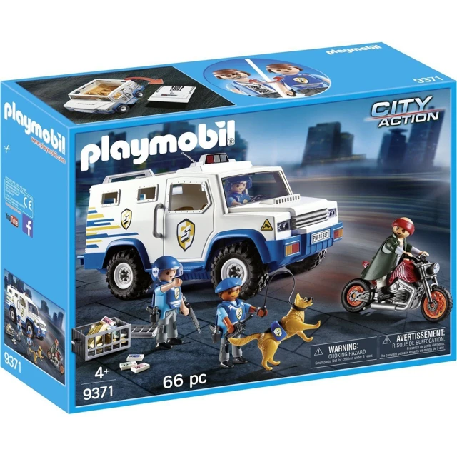 playmobil 摩比 積木 運鈔車組(摩比人)