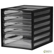 【綠舒市】文件櫃 資料櫃 樹德 DD-1214 桌上收納 桌上型資料櫃(A4/4小1大抽/抽屜/可堆疊/黑色/白色)
