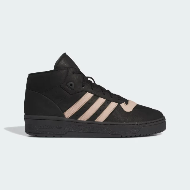 adidas 愛迪達 Rivalry Mid 003 男 休閒鞋 運動 復古 皮革 中筒 舒適 穿搭 黑 裸膚(IE3075)