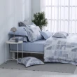 【IN-HOUSE】80支天絲棉薄被套床包組-線性藍影(單人)