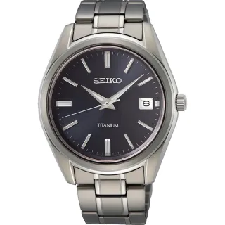 【SEIKO 精工】CS系列  鈦金屬簡約手錶 -40mm(SUR373P1/6N52-00B0V)