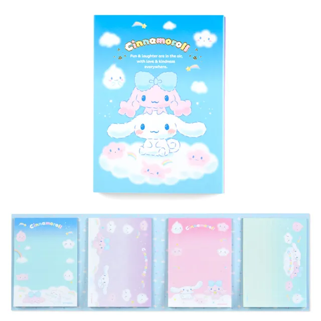 【SANRIO 三麗鷗】雲朵系列 彩色便條紙組 便條本 大耳狗&波隆