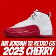 【NIKE 耐吉】休閒鞋  Air Jordan 12 Retro Cherry 2023 GS 櫻桃 紅白 大童 女鞋 153265-116