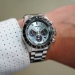 【SEIKO 精工】PROSPEX 冰藍熊貓錶太陽能三眼計時手錶 送行動電源 畢業禮物(SSC935P1/V192-0AH0U)