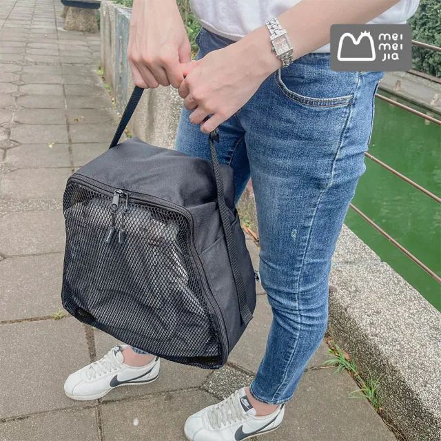 【Meimeijia 美美加】全新升級大開口背巾收納袋Jumbo(適用坐凳型背巾/可肩揹手提)