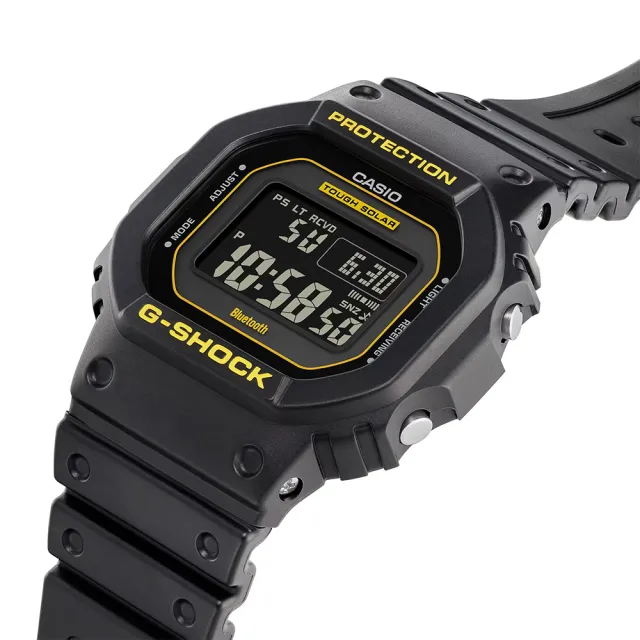 CASIO 卡西歐】G-SHOCK 黑黃配色系列方形電子手錶(GW-B5600CY-1