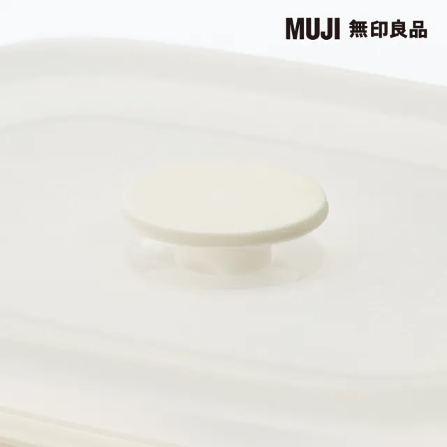 【MUJI 無印良品】琺瑯保存容器/密閉式用蓋/小 附氣閥與密封膠圈