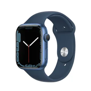 【Apple】A 級福利品 Apple Watch S7 LTE 45mm(鋁金屬錶殼/保固6個月/贈矽膠錶帶)