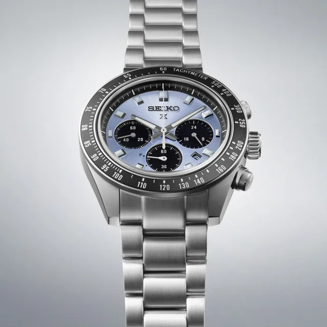 【SEIKO 精工】Prospex SPEEDTIMER 太陽能計時腕錶 指針錶 手錶 禮物 畢業(V192-0AH0U/SSC935P1)