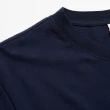 【EDWIN】男女裝 東京散策系列 未來視窗長袖T恤(丈青色)