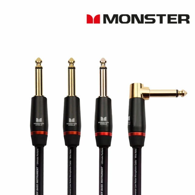 【MONSTER 魔聲】Monster Cable Prolink Bass2-21/21A 6.4米 II頭/IL頭 電貝斯導線(原廠公司貨 商品有保障)