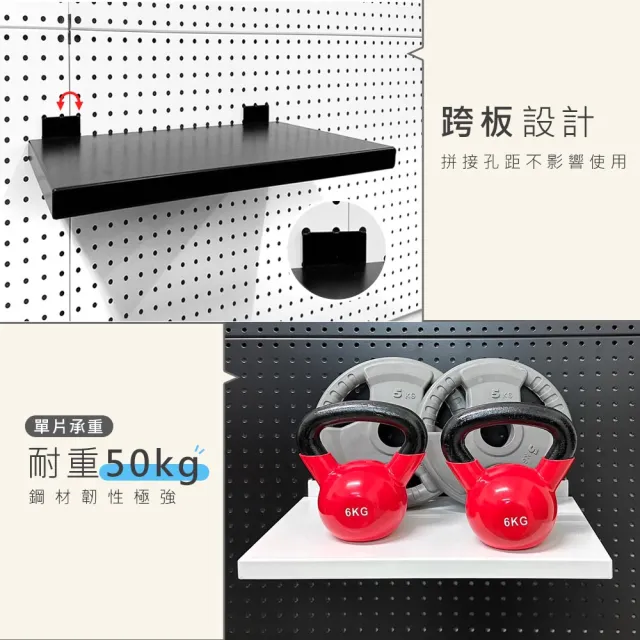 【撥撥的架子】單片 86x53cm 生存遊戲牆壁洞洞板收納架 玩具槍展示牆壁置物架(洞洞板一片) 