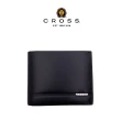 【CROSS】限量2折 頂級小牛皮5卡1零錢袋男用皮夾 洛非諾系列 全新專櫃展示品(黑色 贈禮盒提袋)